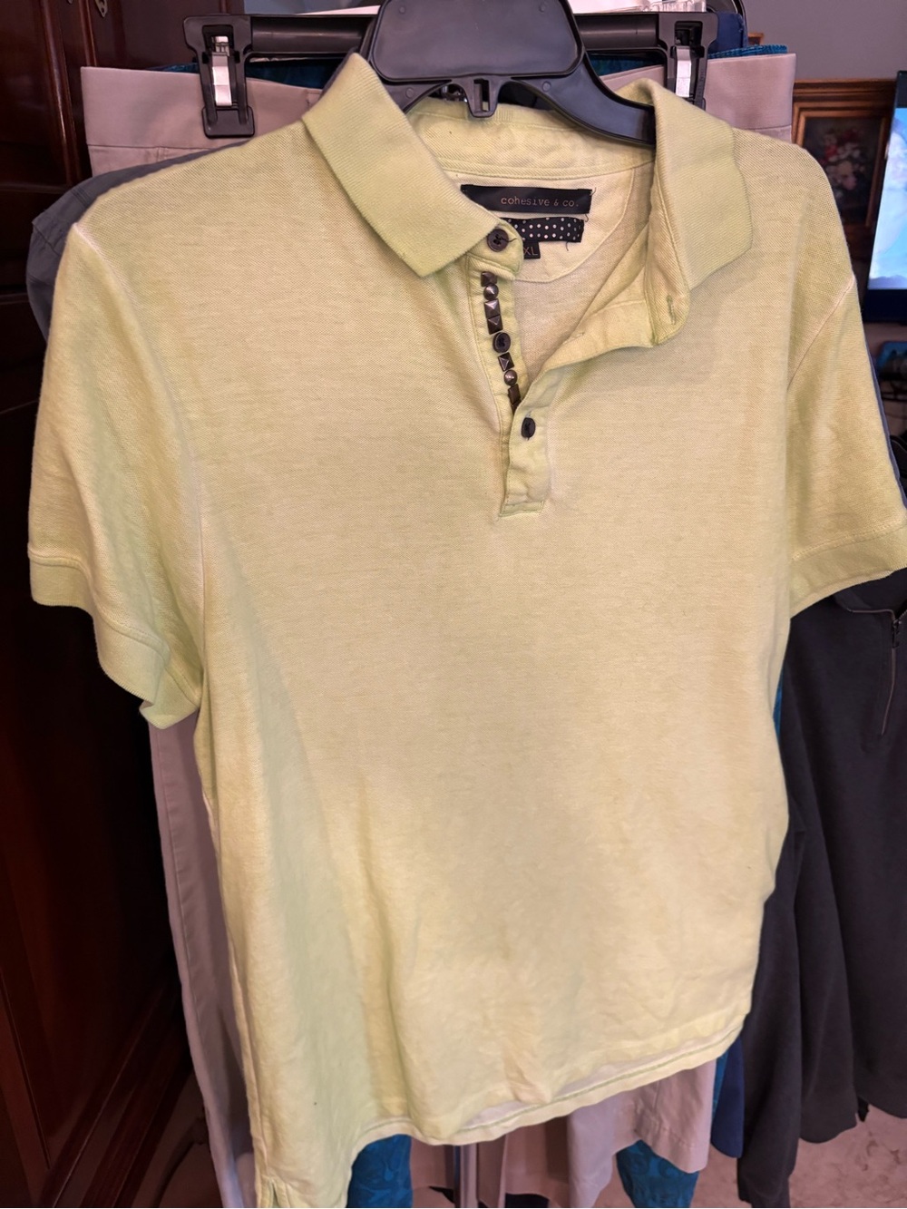 Men's Light Green Polo Shirt